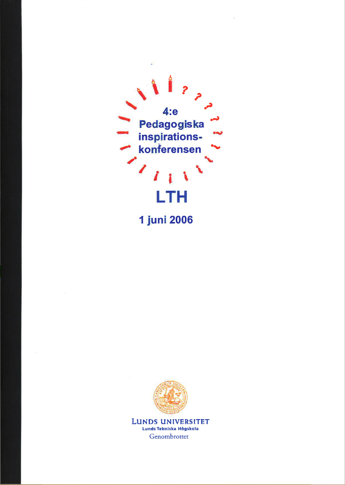 					Visa 2006: LTHs pedagogiska inspirationskonferens - Proceedings
				