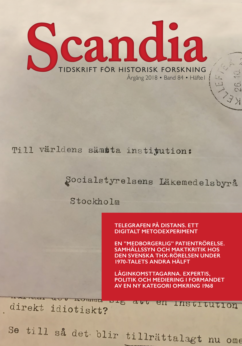 					View Vol. 84 No. 1 (2018): Scandia
				