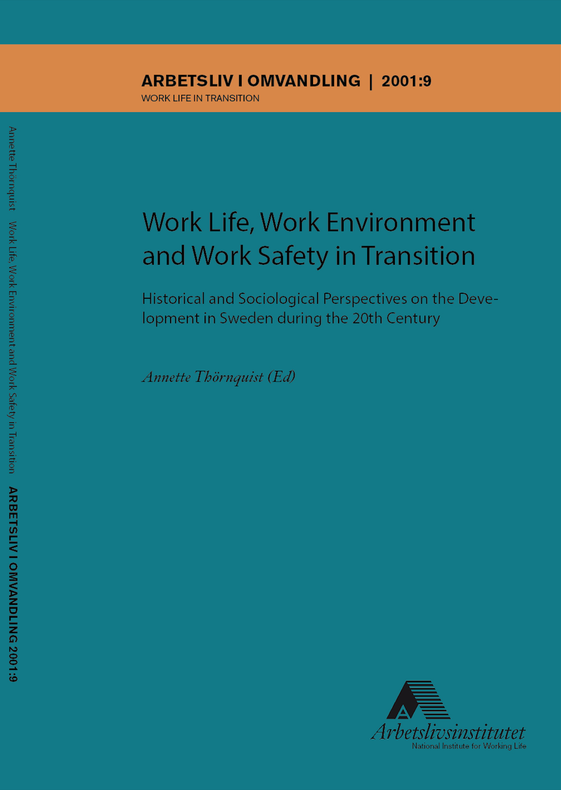 					Visa Nr 9 (2001): Work Life, Work Environment and Work Safety in Transition
				