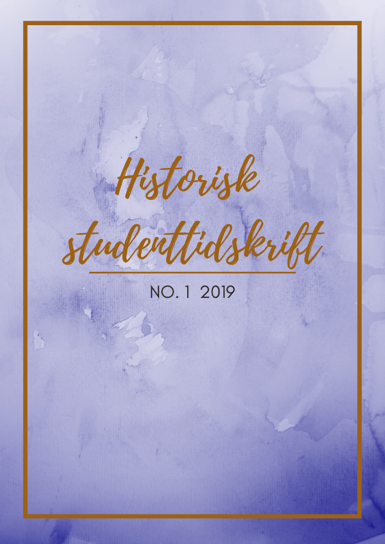 					Visa Vol 1 Nr 1 (2019): Historisk studenttidskrift
				