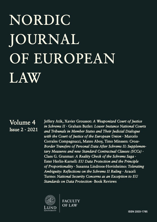 Nordic Journal of European Law Issue 2021(2)